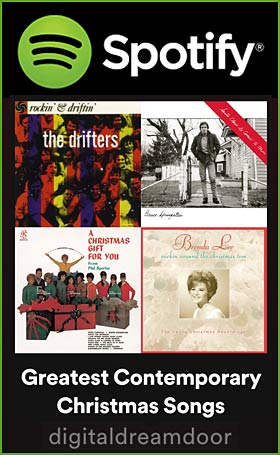 Spotify Contemporary Christmas Songs link