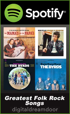 Spotify Folk rock songs link image