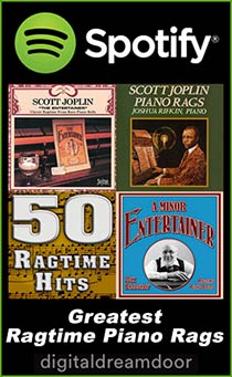 Ragtime rags on Spotify