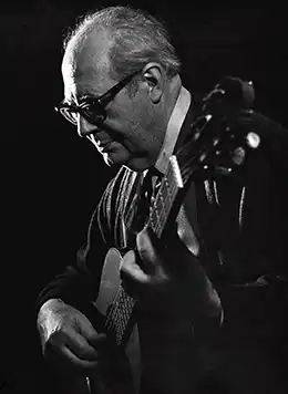 Classical guitarist Andres Segovia