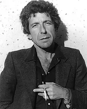 Leonard Cohen Leonard Cohen black and white portrait