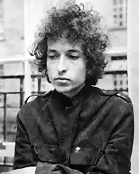 Bob Dylan Bob Dylan black and white portrait