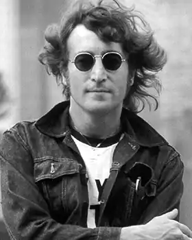 John Lennon John Lennon black and white portrait