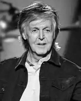 Paul McCartney Paul McCartney black and white portrait