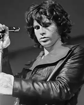 Jim Morrison Jim Morrison black and white portrait
