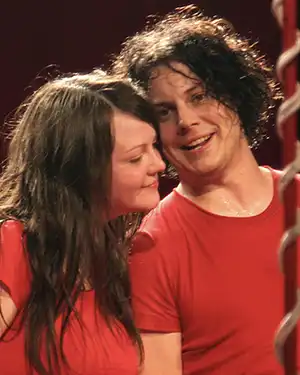White Stripes members Meg White and Jack White