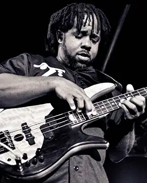 Rock music bassist Victor Wooten