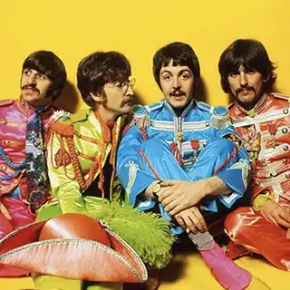 Beatles in Sgt. Pepper's costumes 1967