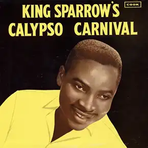 Calypso music singer Mighty Sparrow album cover