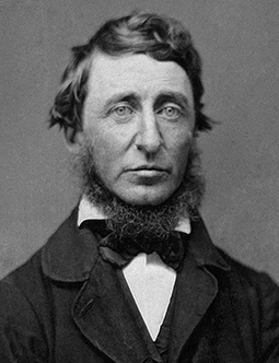 Author Henry David Thoreau