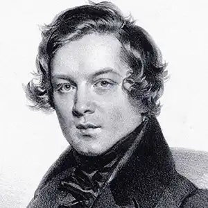 Robert Schumann Portrait painting of composer Robert Schumann