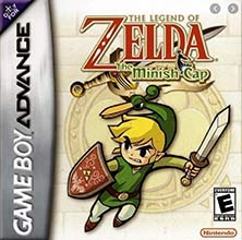 The Legend of Zelda: The Minish Cap Saga GBA game cover