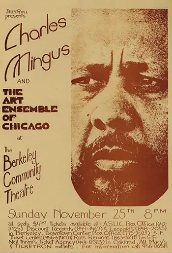 Charles Mingus - Art Ensemble Jazz Vintage Poster