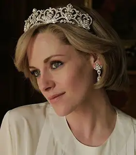 Actor Kristen Stewart in the movie Spencer