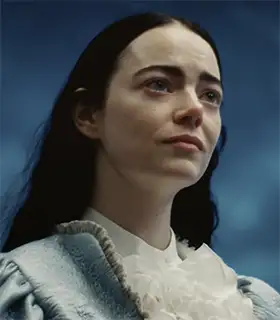 Actor Emma Stone in the movie Poor Things
