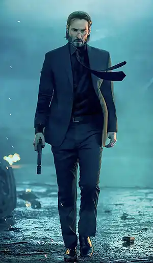 Keanu Reeves Keanu Reeves from the action movie John Wick Chapter 3