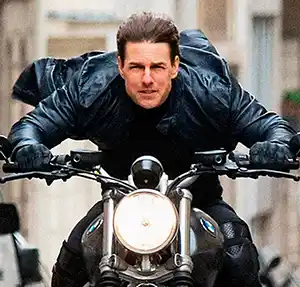 Tom Cruise Tom Cruise from the action movie Mission Impossible