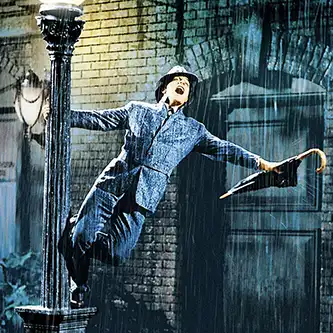 Singin' in the Rain Scene of Gene Kelly from Singin' in the Rain