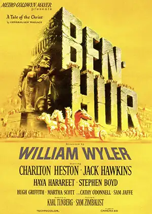 Poster for the 1959 movie Ben-Hur