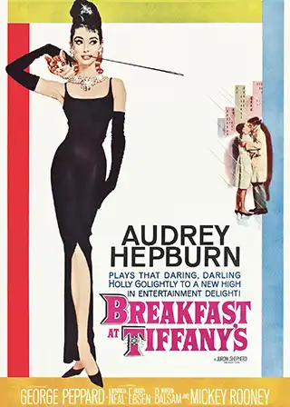 Poster for the movie Breakfast at Tiffany's