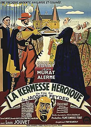 Poster for the 1935 Jacques Feyder movie, Carnival in Flanders