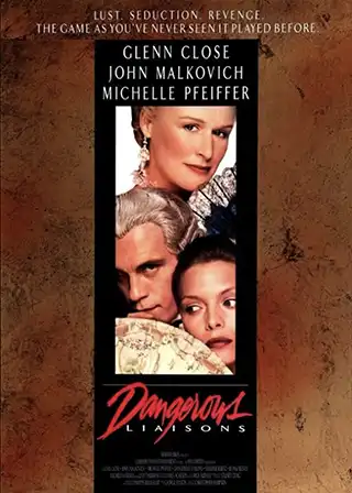 Poster for the movie Dangerous Liaisons