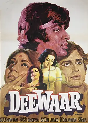 Poster for 1975 movie Deewaar