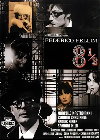 Poster for the 1963 Fellini movie 8½