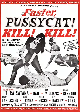Poster for the movie Faster, Pussycat! Kill! Kill!