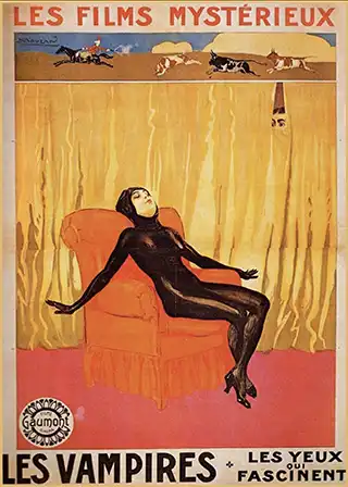 Poster for the 1915 Louis Feuillade movie Les Vampires