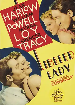 Poster for the movie Libeled Lady