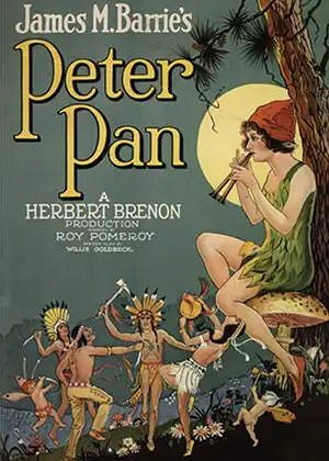 Poster for the 1924 movie Peter Pan