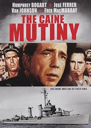 Poster for the 1954 movie The Caine Mutiny