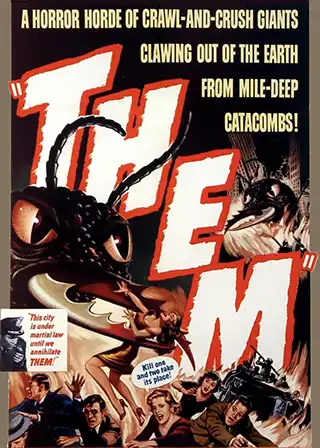 Them! - horror movie poster from 1954