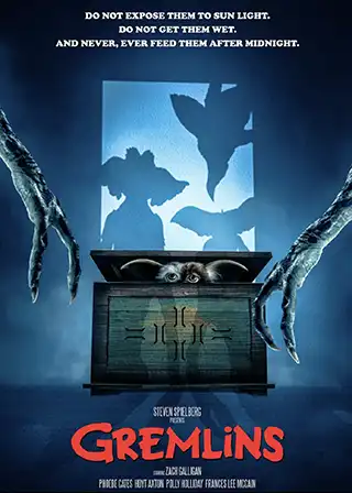 Poster for the 1984 movie Gremlins