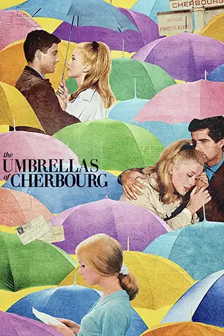 Poster for the movie The Umbrellas of Cherbourg