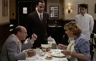 Dining scene from the movie Big Night