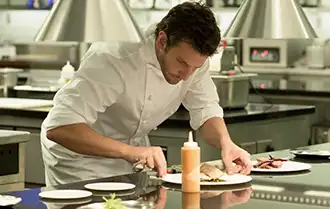 Cooking scene from the movie Burnt
