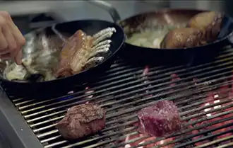 Kitchen scene from the movie Burnt