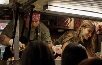 Cooking scene from the movie Chef