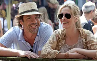 Couples scene from the movie Eat Pray Love