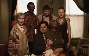 Dining scene with family from the movie Pieces of April