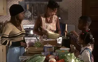 Kitchen scene from the movie Soul Food