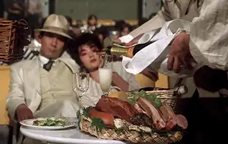 Dining scene from the movie Tampopo