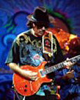 Fusion music artist Carlos Santana