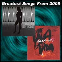 record cover art for Single Ladies (Put a Ring On It) and Viva la Vida by Coldplay