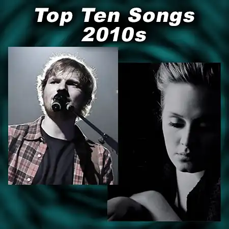 Singers Ed Sheeran and Adele