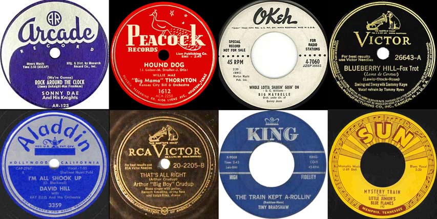 Cover Songs and remakes 1950s collage image