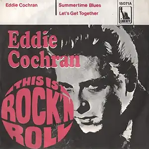 Summertime Blues single record sleeve
