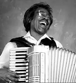 Buckwheat Zydeco Zydeco musician and singer Buckwheat Zydeco